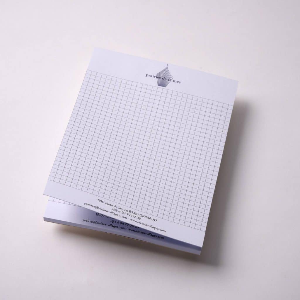 Papier à entête, papier à lettre, enveloppes personnalisés, etc.