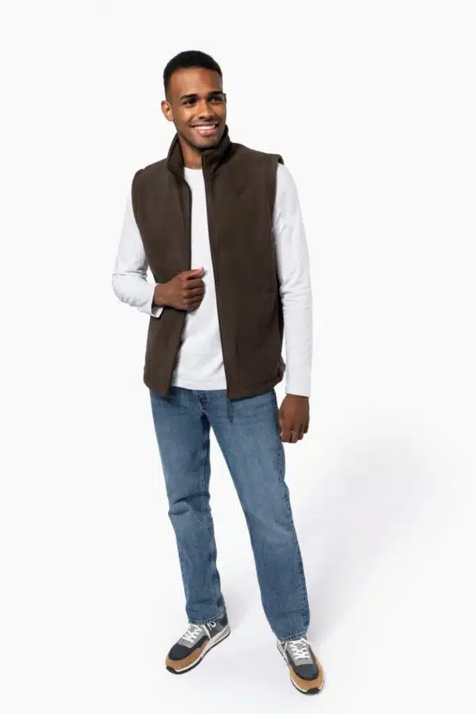 Bodywarmer micropolaire homme